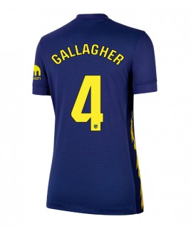 Günstige Atletico Madrid Conor Gallagher #4 Auswärtstrikot Damen 2025-26 Kurzarm